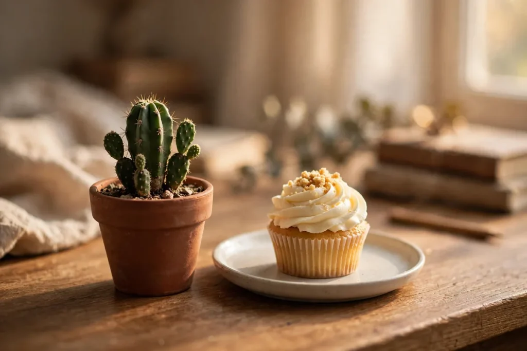 Desert or dessert usage examples illustration