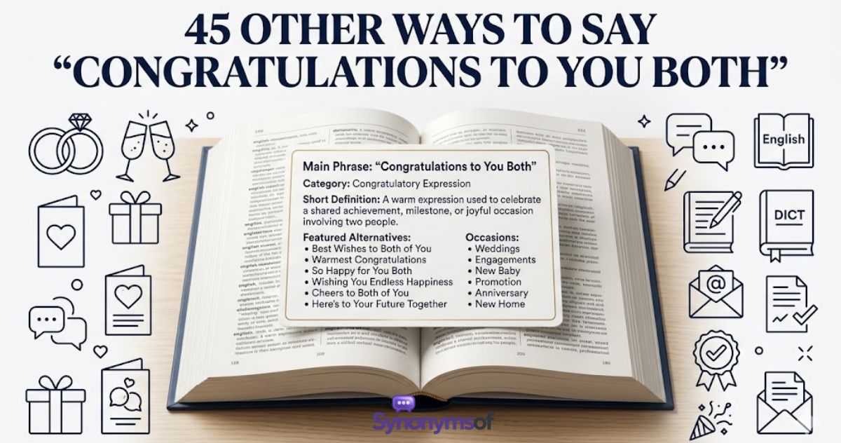 45 Other Ways to Say "Congratulations to You Both" in 2026