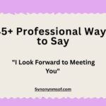45+ Other Ways to Say "I Look Forward to Meeting You" (With Meaning, Tone & Examples)