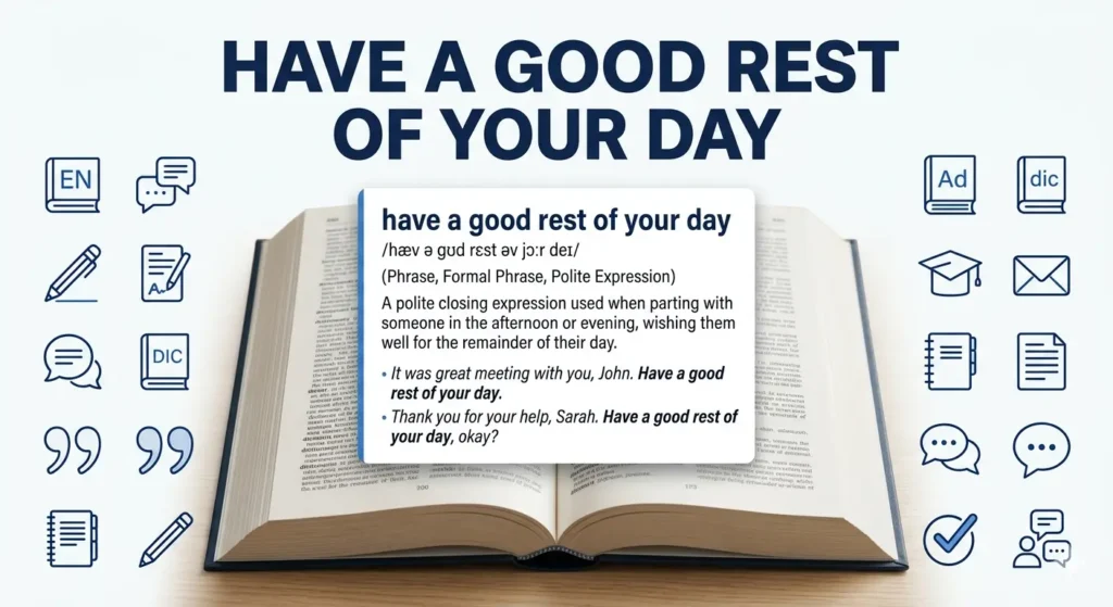 50+ Other Ways to Say “Have a Good Rest of Your Day” in 2026