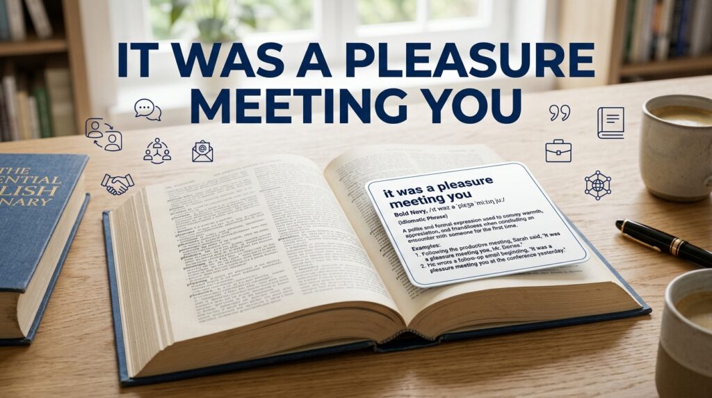 50+ Other Ways to Say “It Was a Pleasure Meeting You” in 2026 
