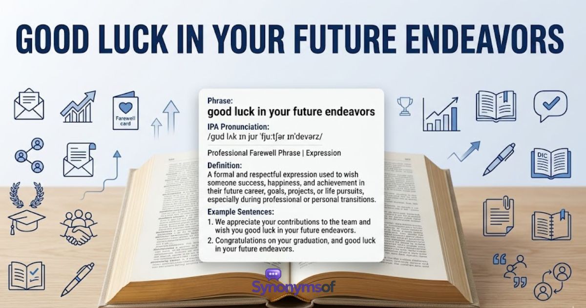 55+ Other Ways to Say “Good Luck in Your Future Endeavors” in (2026)