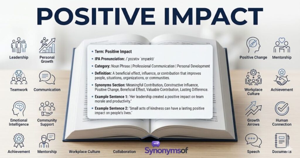 55+ Professional Synonyms for “Positive Impact” in 2026