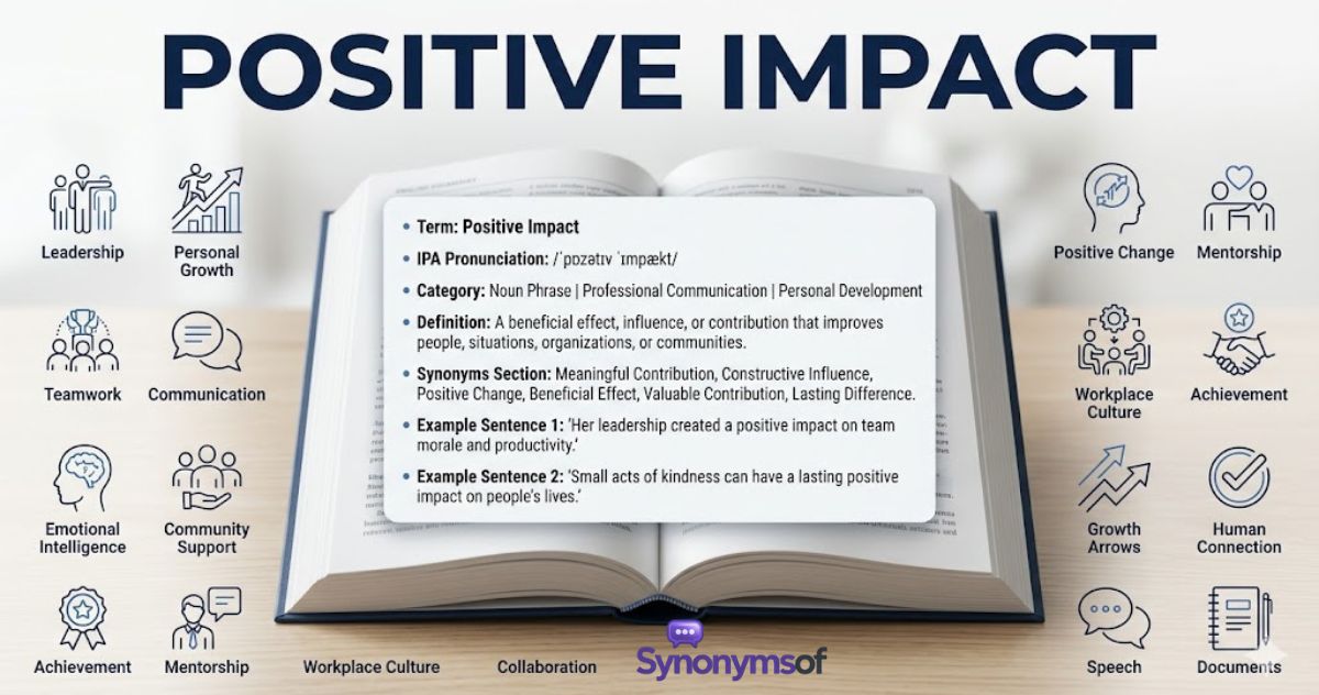 55+ Professional Synonyms for “Positive Impact” in 2026