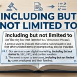 Including But Not Limited To Meaning, Usage, and Alternatives