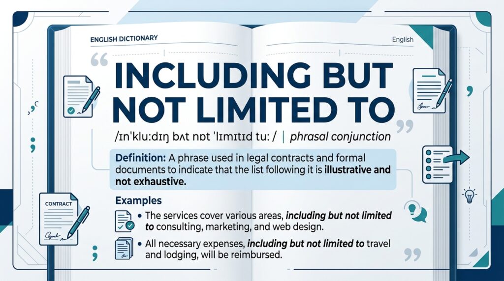 What Does “Including But Not Limited To” Mean