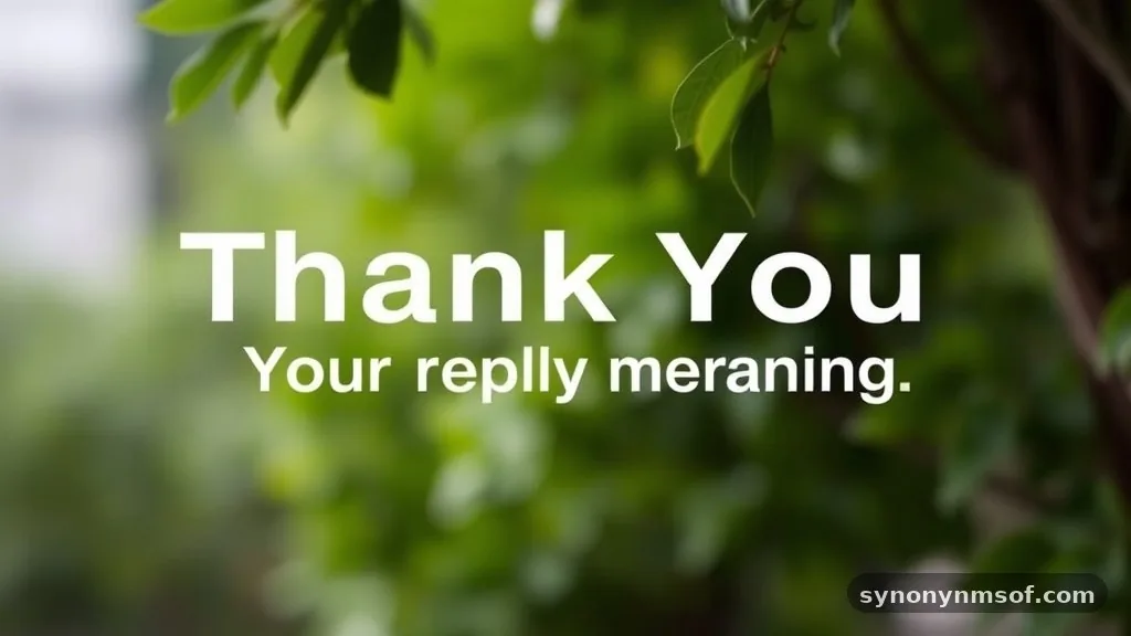 Formal Email Etiquette - Thank You for Your Reply: Meaning & Examples
