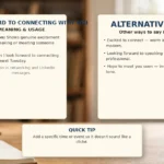 I Look Forward to Connecting With You - meaning, usage and examples