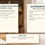 Please Let Me Know Your Availability - meaning, usage and examples
