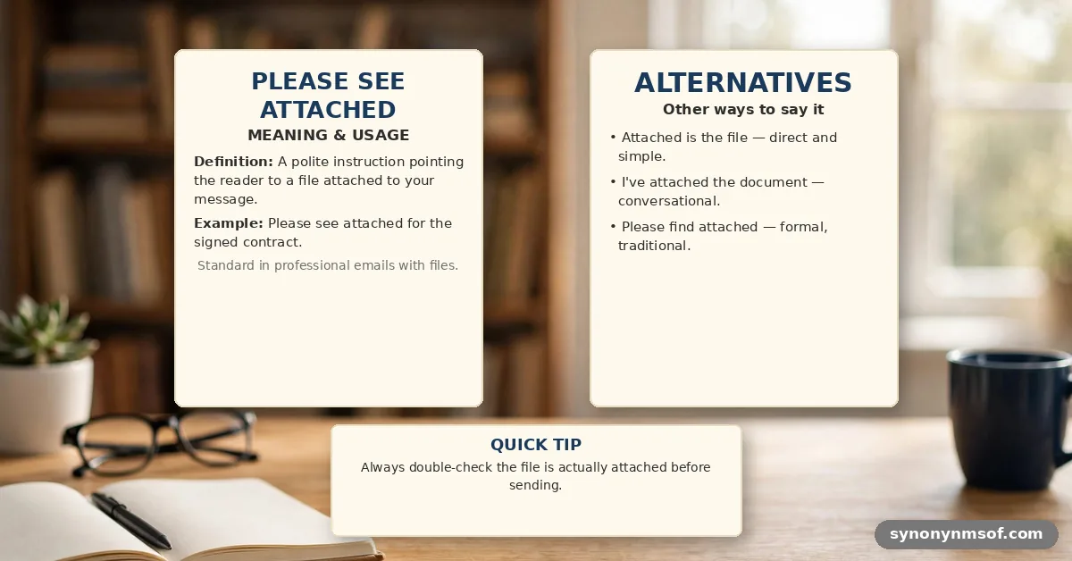 Please See Attached - meaning, usage and examples