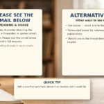Please See the Email Below - meaning, usage and examples