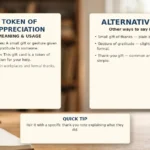 Token of Appreciation - meaning, usage and examples