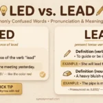 Led or Lead: Meaning, Difference, and Real Examples